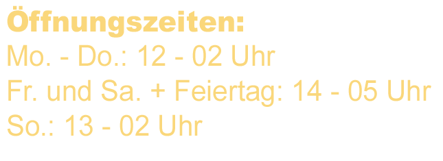 Öffnungszeiten des Bordell in Hannover